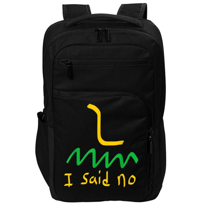 I Said No 1776 Conservative Libertarian Freedom Gadsden Flag Impact Tech Backpack