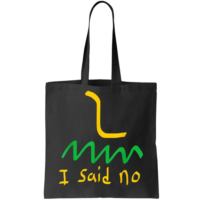 I Said No 1776 Conservative Libertarian Freedom Gadsden Flag Tote Bag