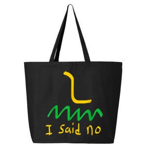 I Said No 1776 Conservative Libertarian Freedom Gadsden Flag 25L Jumbo Tote