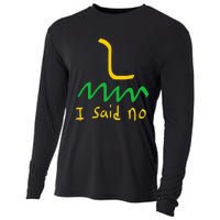 I Said No 1776 Conservative Libertarian Freedom Gadsden Flag Cooling Performance Long Sleeve Crew