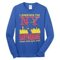 I Survived Nyc Earthquake 2024 Tall Long Sleeve T-Shirt