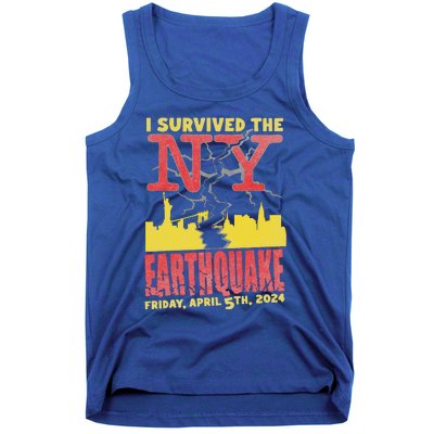 I Survived Nyc Earthquake 2024 Tank Top