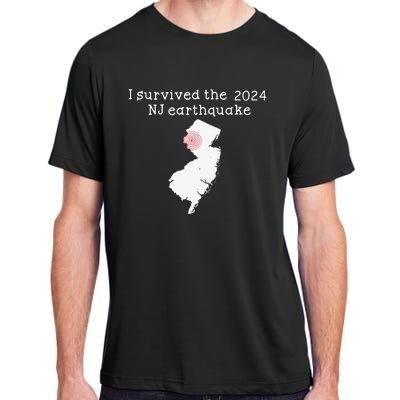 I Survived Nj Earthquake 2024 Adult ChromaSoft Performance T-Shirt