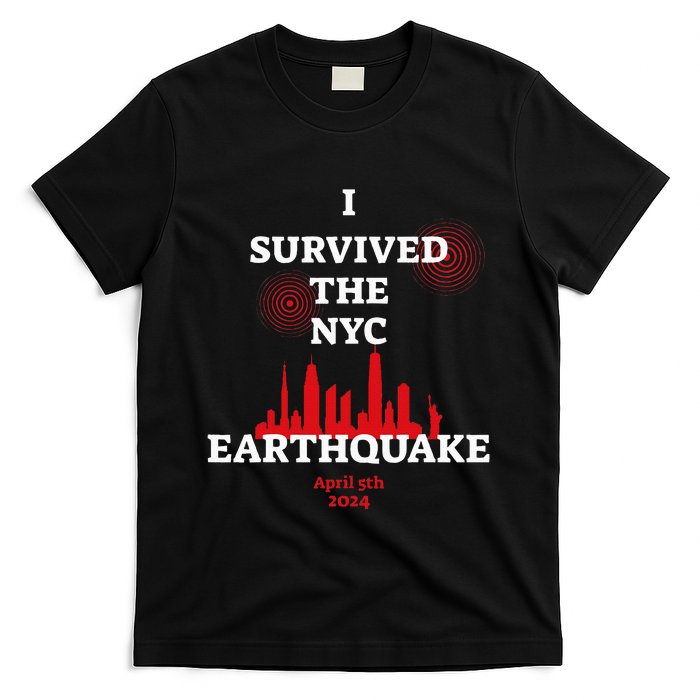 I Survived Nyc Earthquake 2024 T-Shirt