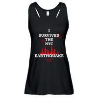 I Survived Nyc Earthquake 2024 Ladies Essential Flowy Tank