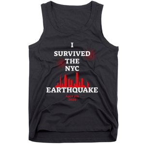 I Survived Nyc Earthquake 2024 Tank Top