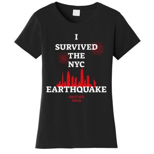 I Survived Nyc Earthquake 2024 Women's T-Shirt