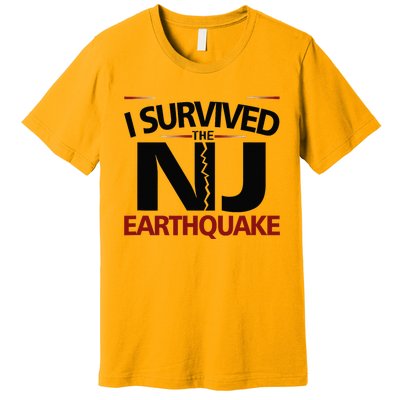 I Survived Nj Earthquake 2024 Premium T-Shirt