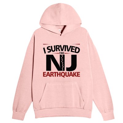 I Survived Nj Earthquake 2024 Urban Pullover Hoodie