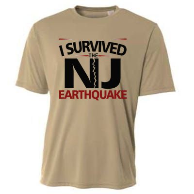 I Survived Nj Earthquake 2024 Cooling Performance Crew T-Shirt