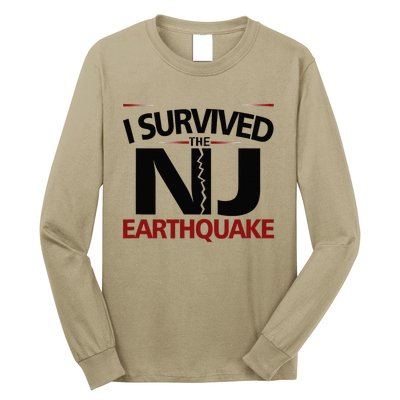 I Survived Nj Earthquake 2024 Long Sleeve Shirt