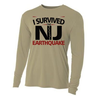 I Survived Nj Earthquake 2024 Cooling Performance Long Sleeve Crew