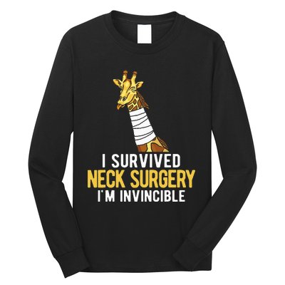 I Survived Neck Surgery Long Sleeve Shirt