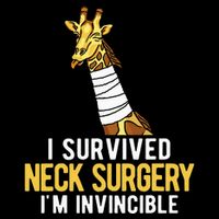 I Survived Neck Surgery Button