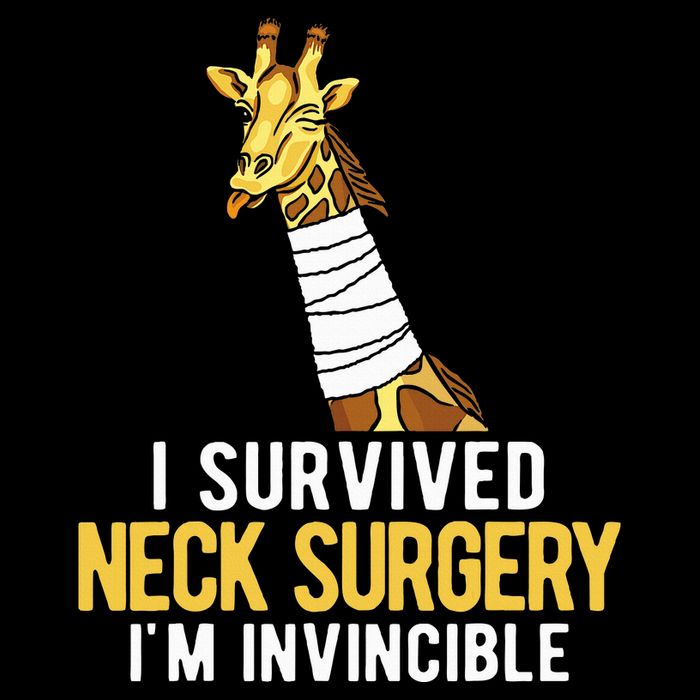 I Survived Neck Surgery Button