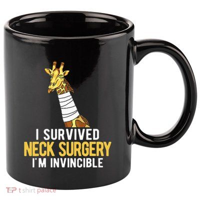 I Survived Neck Surgery 11oz C Handle Ceramic Mug