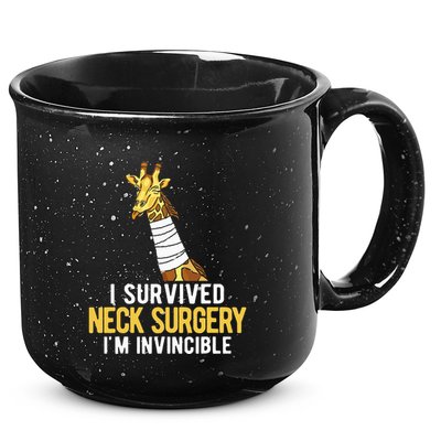 I Survived Neck Surgery 15oz Campfire Ceramic Mug