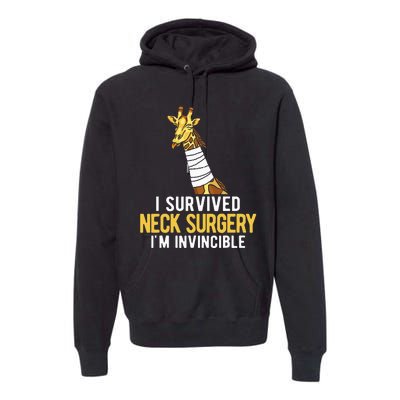 I Survived Neck Surgery Premium Hoodie