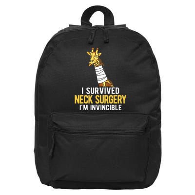 I Survived Neck Surgery 16 in Basic Backpack