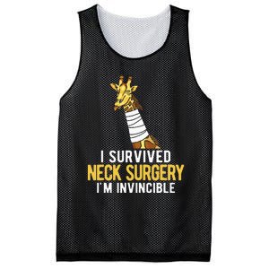 I Survived Neck Surgery Mesh Reversible Basketball Jersey Tank