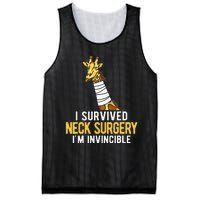 I Survived Neck Surgery Mesh Reversible Basketball Jersey Tank