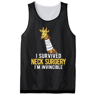 I Survived Neck Surgery Mesh Reversible Basketball Jersey Tank