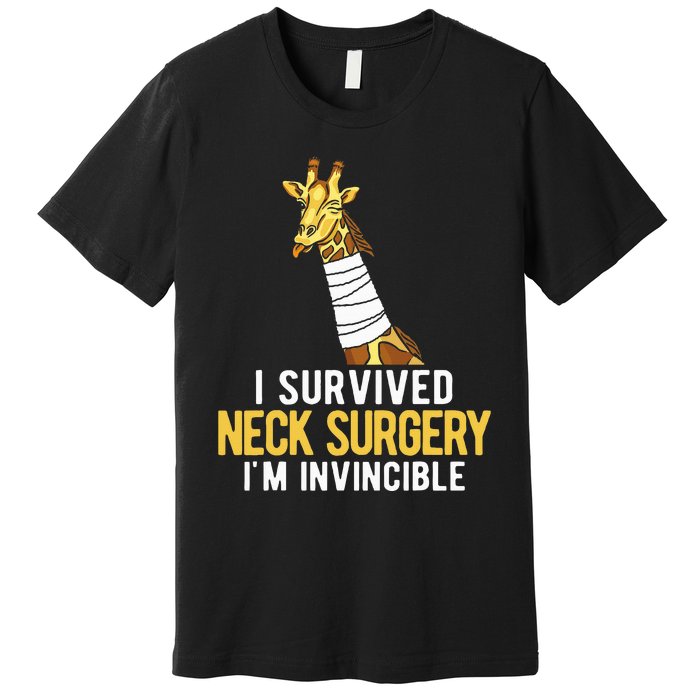 I Survived Neck Surgery Premium T-Shirt