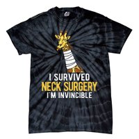 I Survived Neck Surgery Tie-Dye T-Shirt