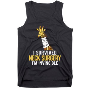 I Survived Neck Surgery Tank Top