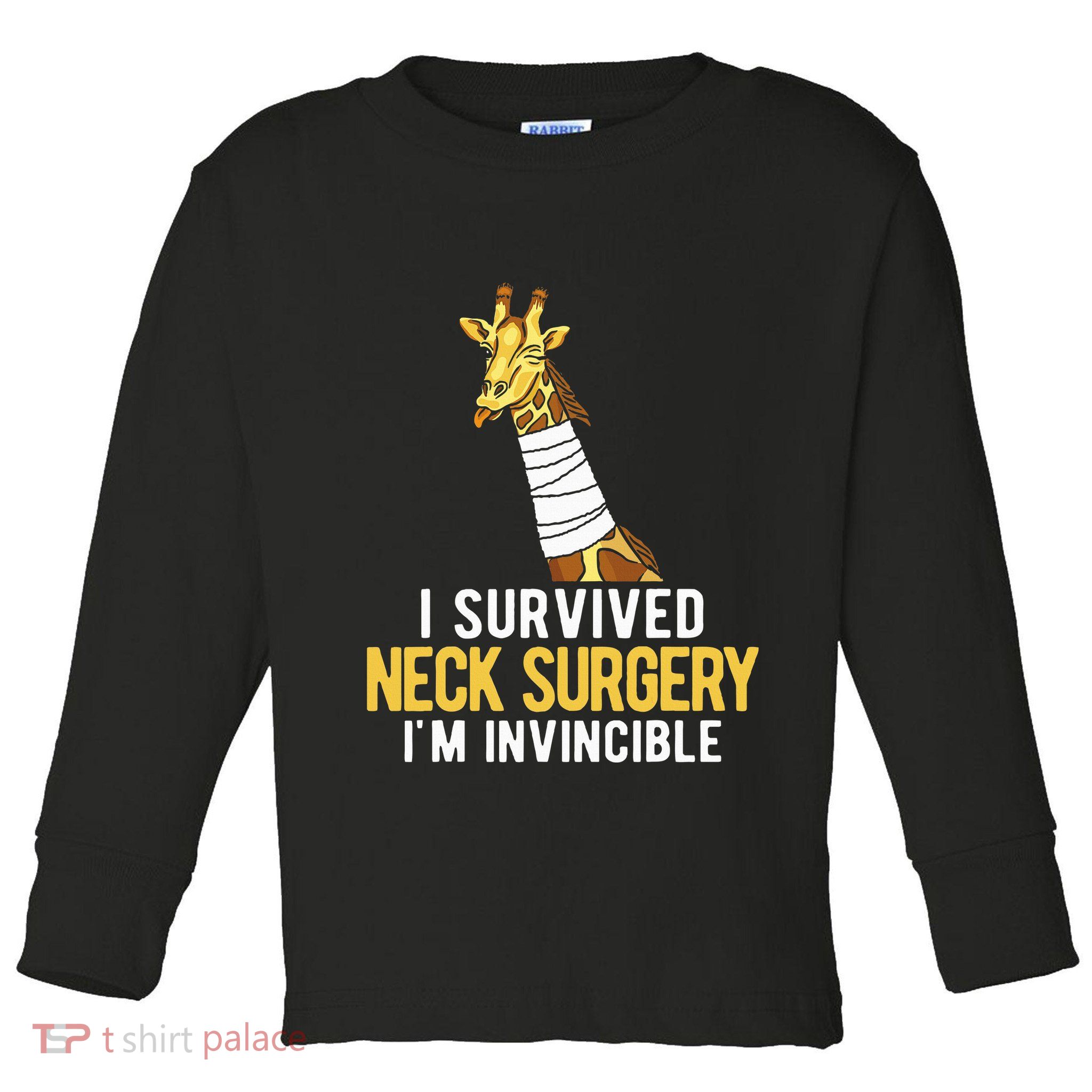 I Survived Neck Surgery Toddler Long Sleeve Shirt