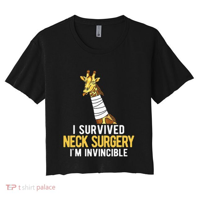I Survived Neck Surgery Crop Top