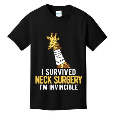 I Survived Neck Surgery Kids T-Shirt