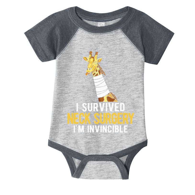 I Survived Neck Surgery Infant Baby Jersey Bodysuit
