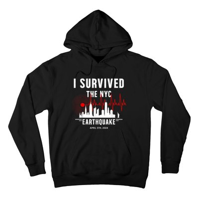 I Survived Nyc Earthquake 2024 Hoodie