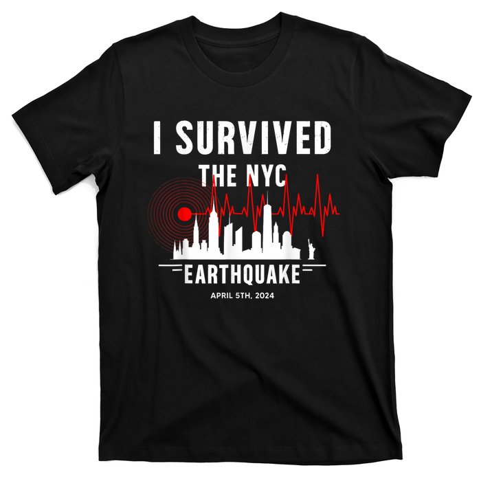 I Survived Nyc Earthquake 2024 T-Shirt