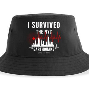 I Survived Nyc Earthquake 2024 Sustainable Bucket Hat