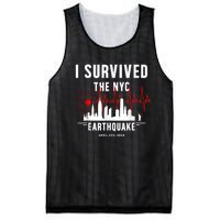 I Survived Nyc Earthquake 2024 Mesh Reversible Basketball Jersey Tank