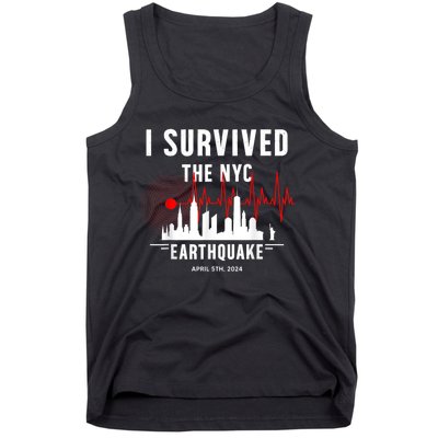 I Survived Nyc Earthquake 2024 Tank Top