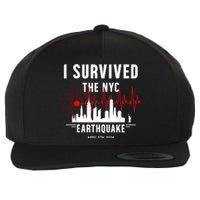 I Survived Nyc Earthquake 2024 Wool Snapback Cap