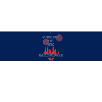 I Survived Nyc Earthquake 2024 Bumper Sticker