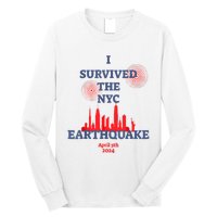 I Survived Nyc Earthquake 2024 Long Sleeve Shirt