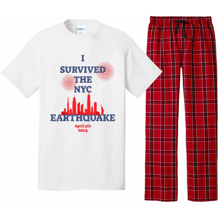 I Survived Nyc Earthquake 2024 Pajama Set