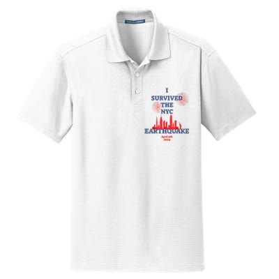 I Survived Nyc Earthquake 2024 Dry Zone Grid Polo