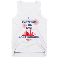 I Survived Nyc Earthquake 2024 Tank Top