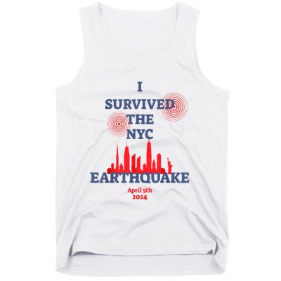 I Survived Nyc Earthquake 2024 Tank Top