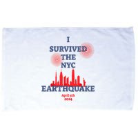 I Survived Nyc Earthquake 2024 Microfiber Hand Towel