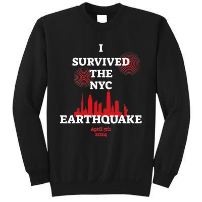 I Survived Nyc Earthquake 2024 Sweatshirt