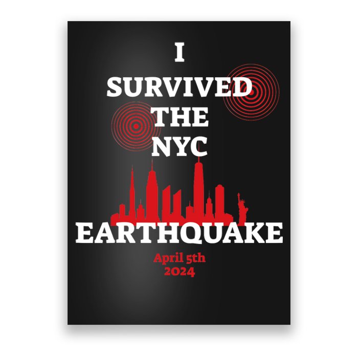 I Survived Nyc Earthquake 2024 Poster