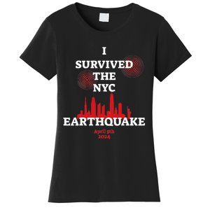 I Survived Nyc Earthquake 2024 Women's T-Shirt