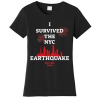 I Survived Nyc Earthquake 2024 Women's T-Shirt